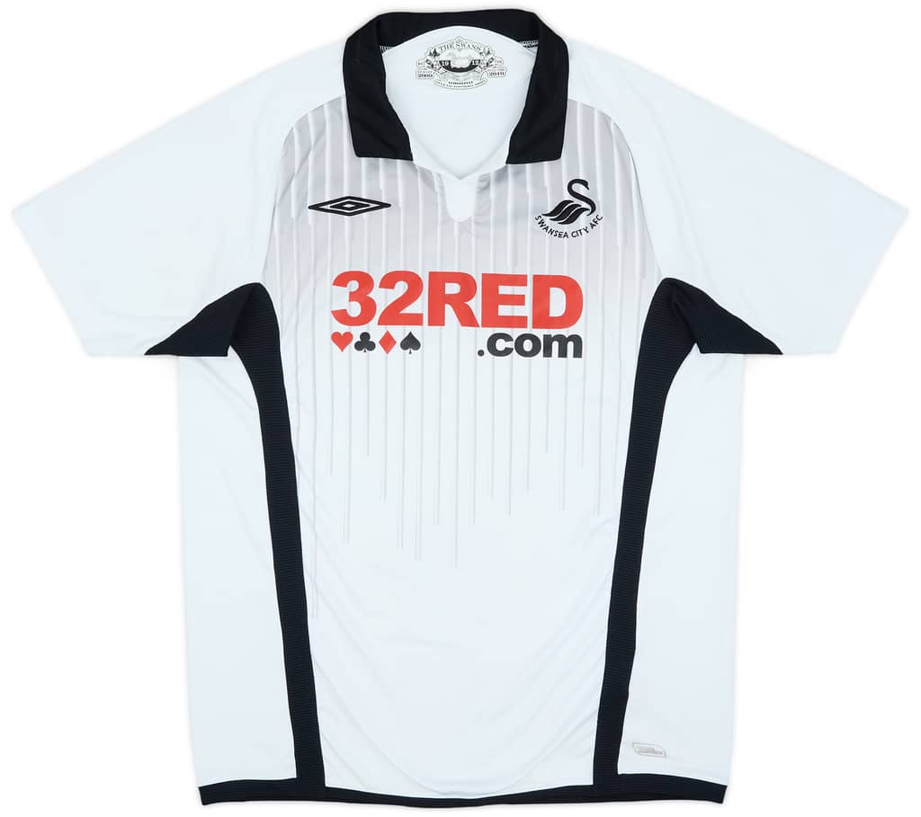 2009-10 Swansea Home Shirt - 6/10 - (L)