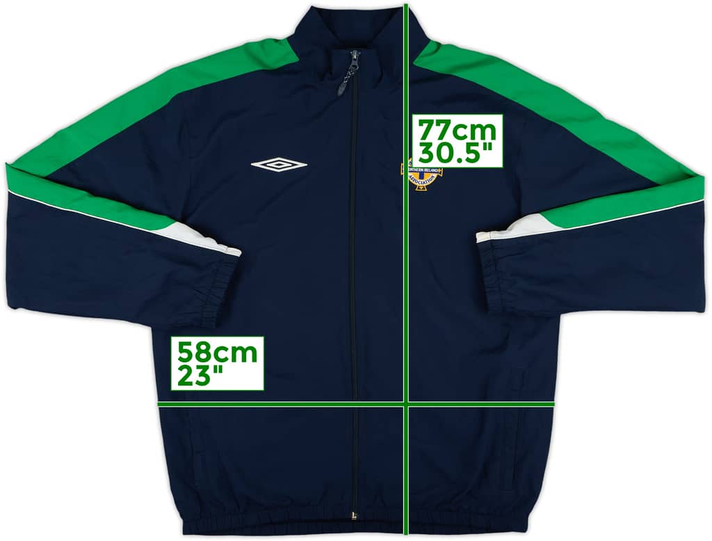 2006-07 Northern Ireland Umbro Track Jacket - 9/10 - (M)