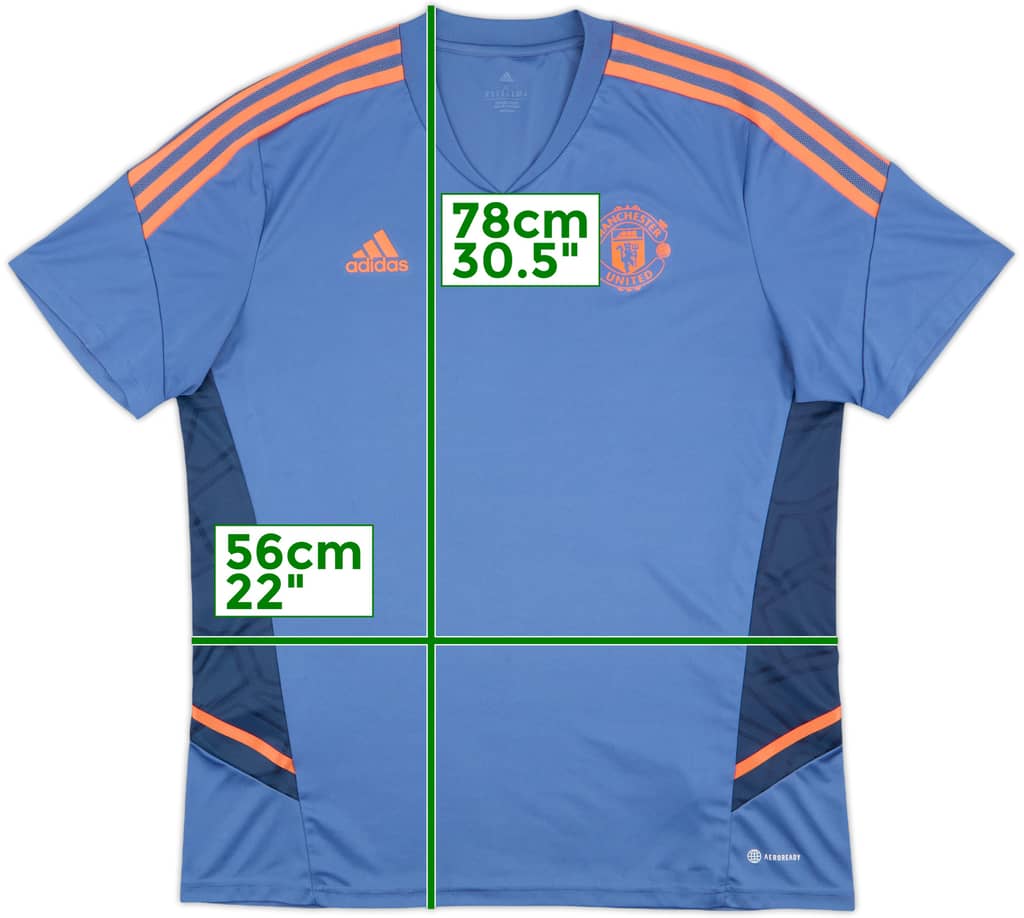 2022-23 Manchester United adidas Training Shirt - 9/10 - (XL)