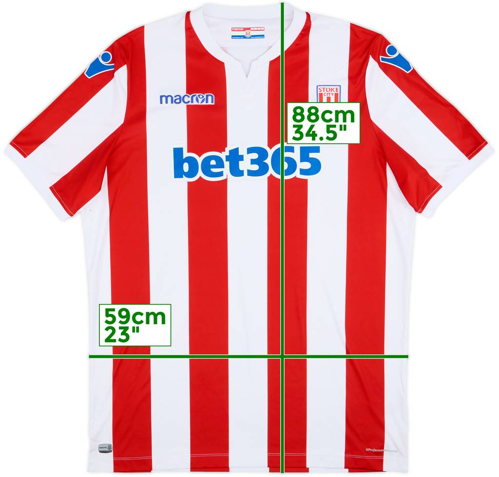 2018-19 Stoke City Home Shirt - 9/10 - (3XL)