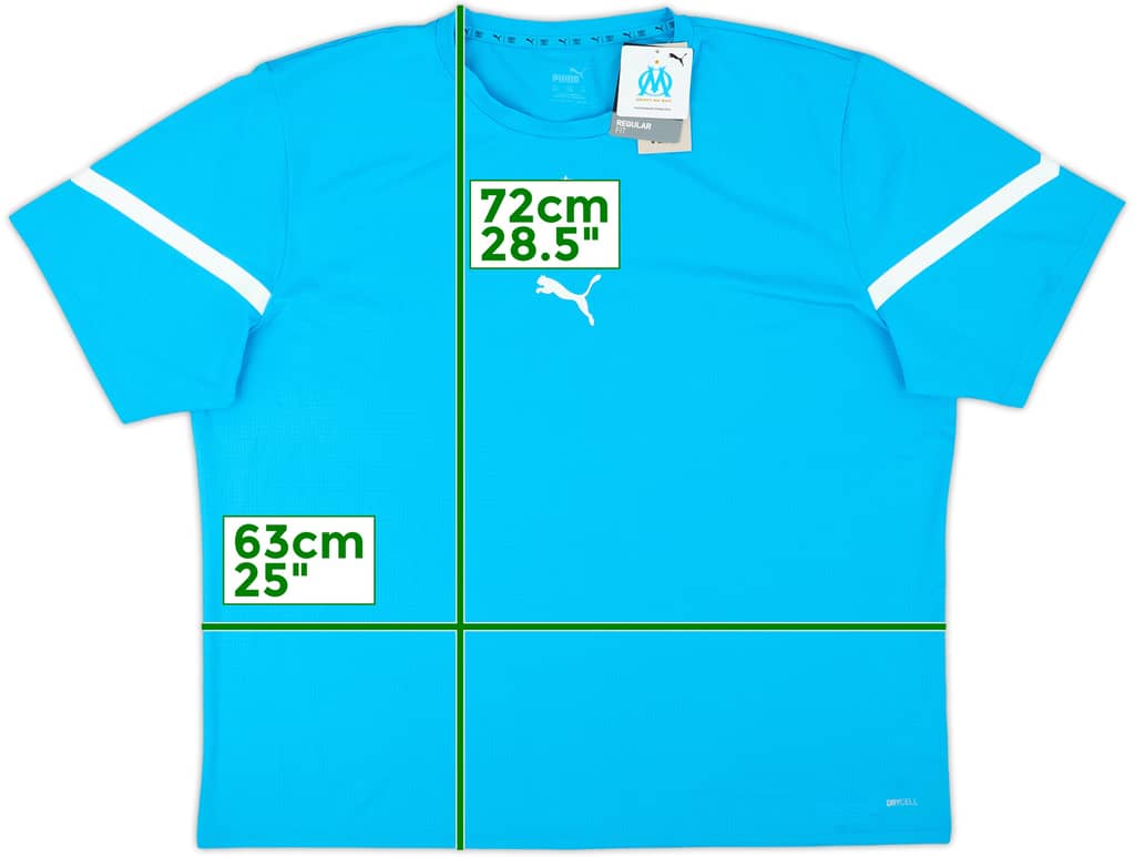 2021-22 Olympique Marseille Puma Training Shirt (XXL)