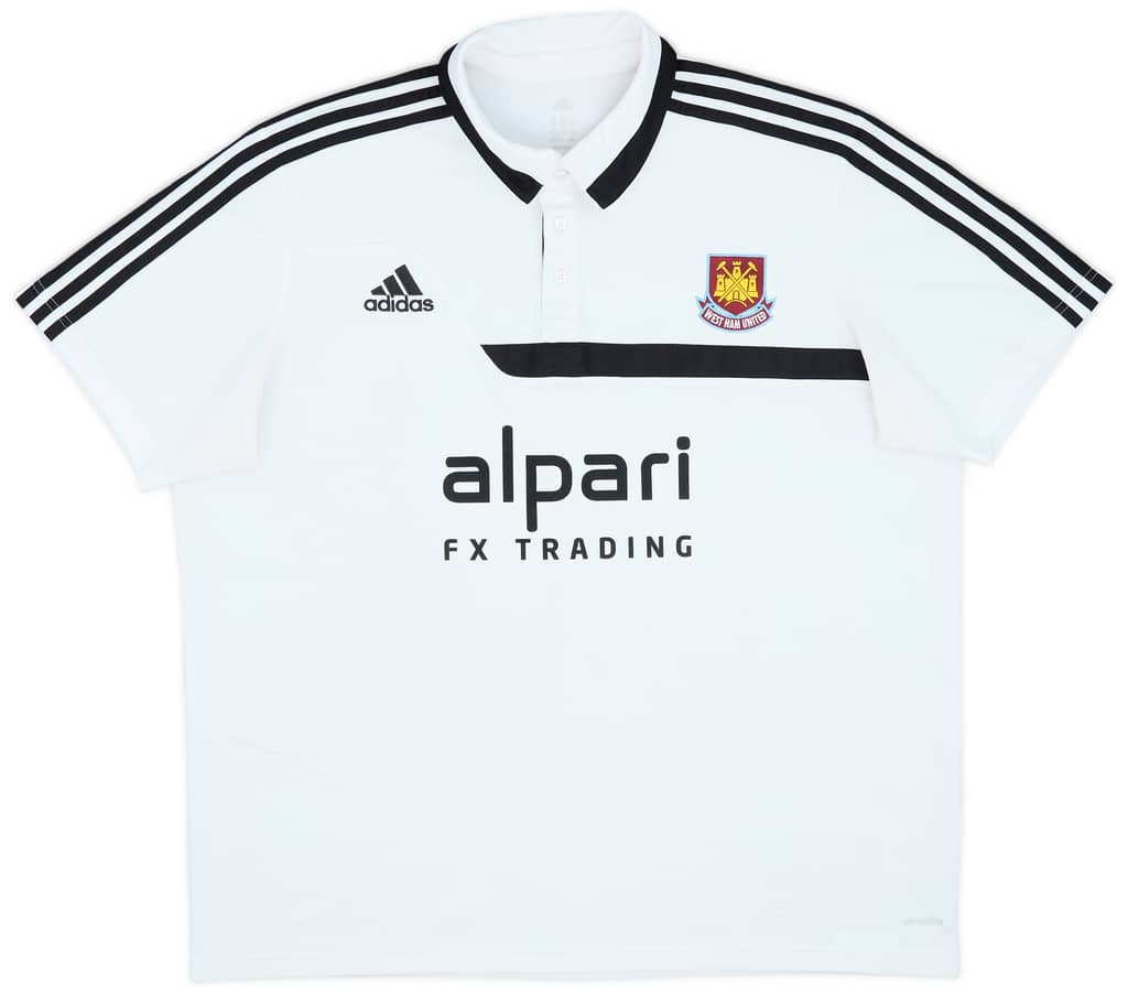 2013-14 West Ham adidas Polo Shirt - 10/10 - (XXL)