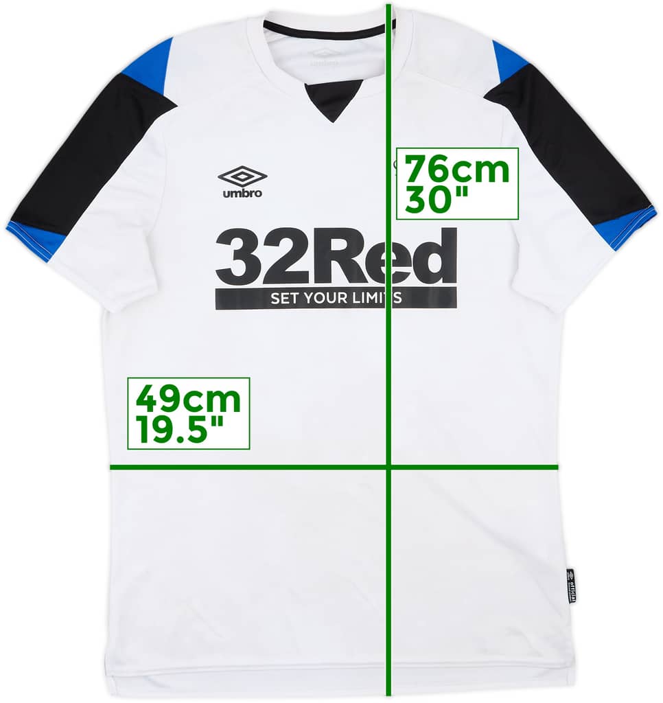 2021-22 Derby Home Shirt - 8/10 - (L)