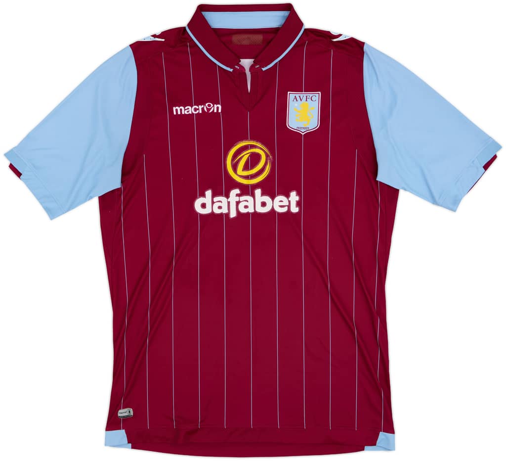 2014-15 Aston Villa Home Shirt - 5/10 - (XXL)