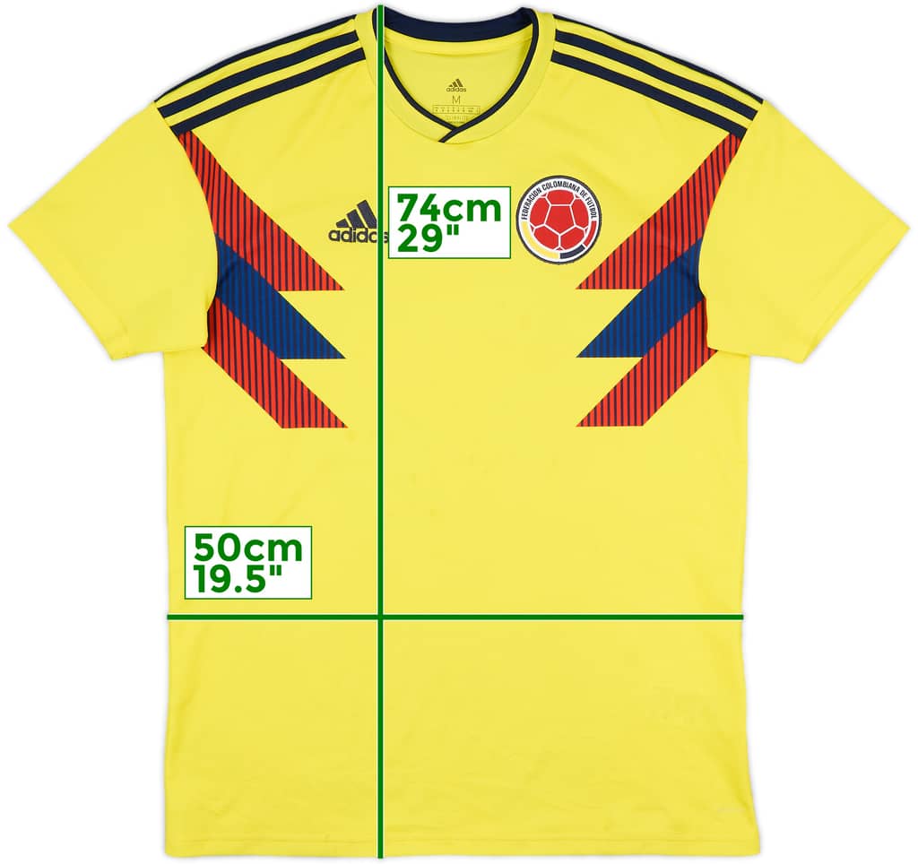 2018-19 Colombia Home Shirt - 6/10 - (M)