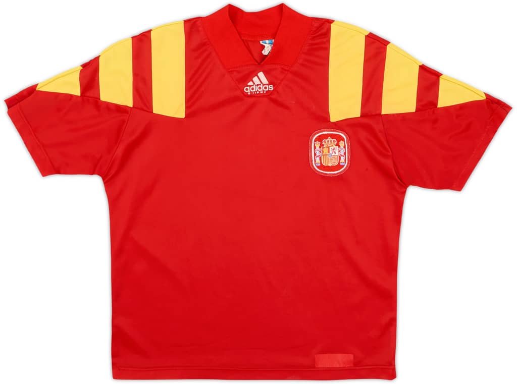 1992-94 Spain Home Shirt - 5/10 - (5-6 Years)