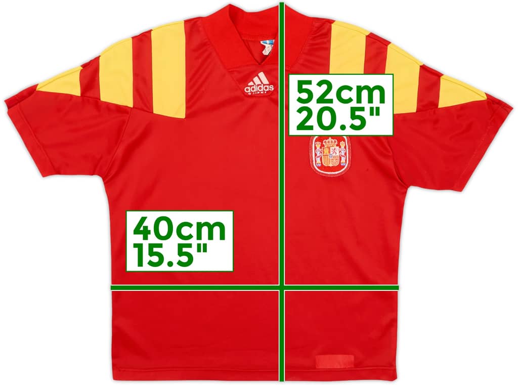 1992-94 Spain Home Shirt - 5/10 - (5-6 Years)
