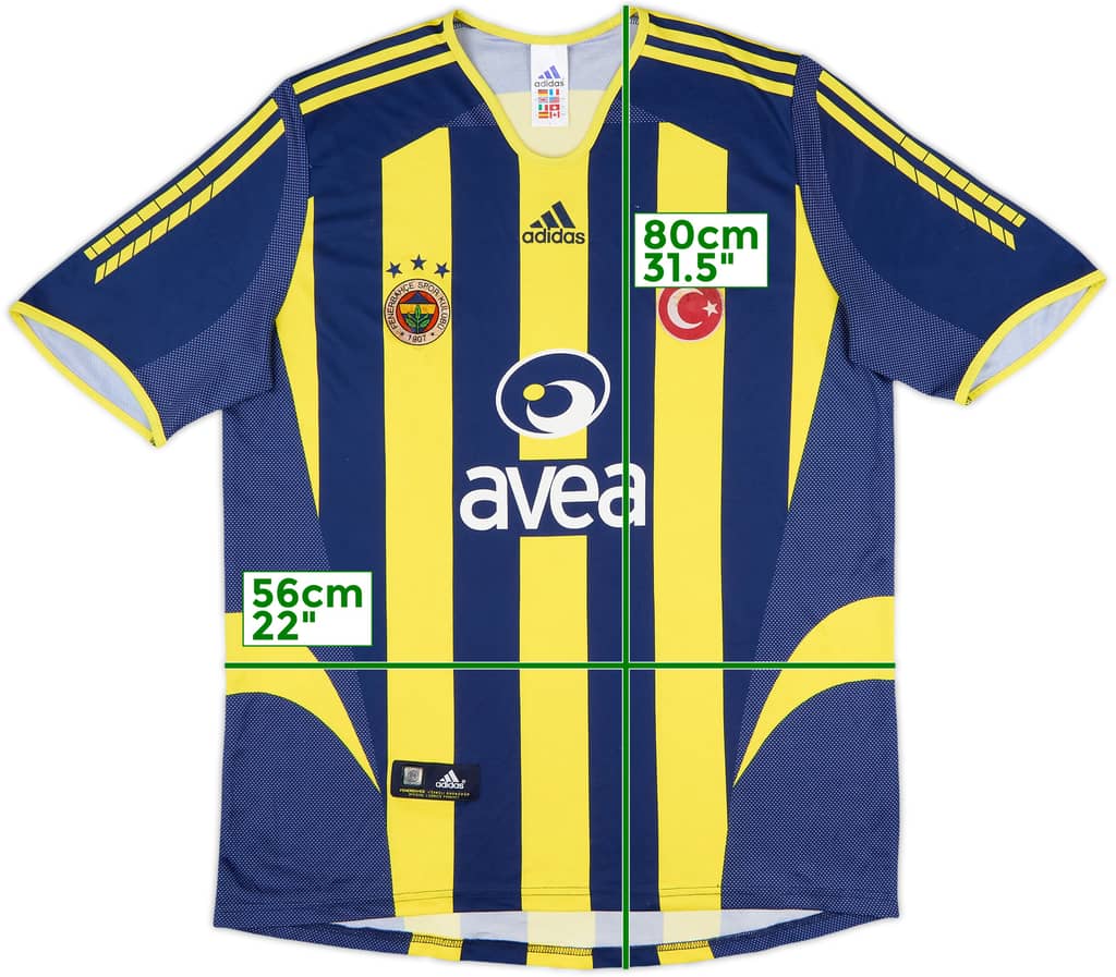 2005-06 Fenerbahce Home Shirt - 5/10 - (L)
