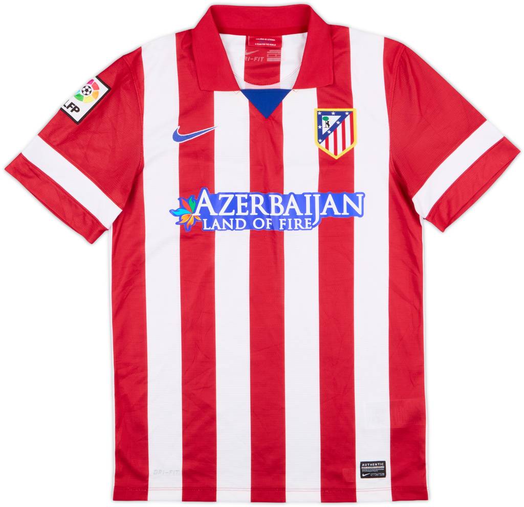 2013-14 Atletico Madrid Home Shirt - 7/10 - (S)