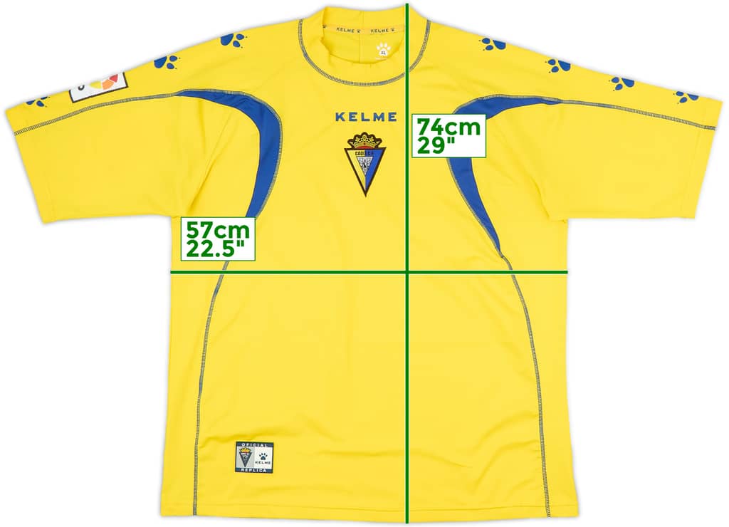 2005-06 Cadiz Home Shirt - 8/10 - (XL)