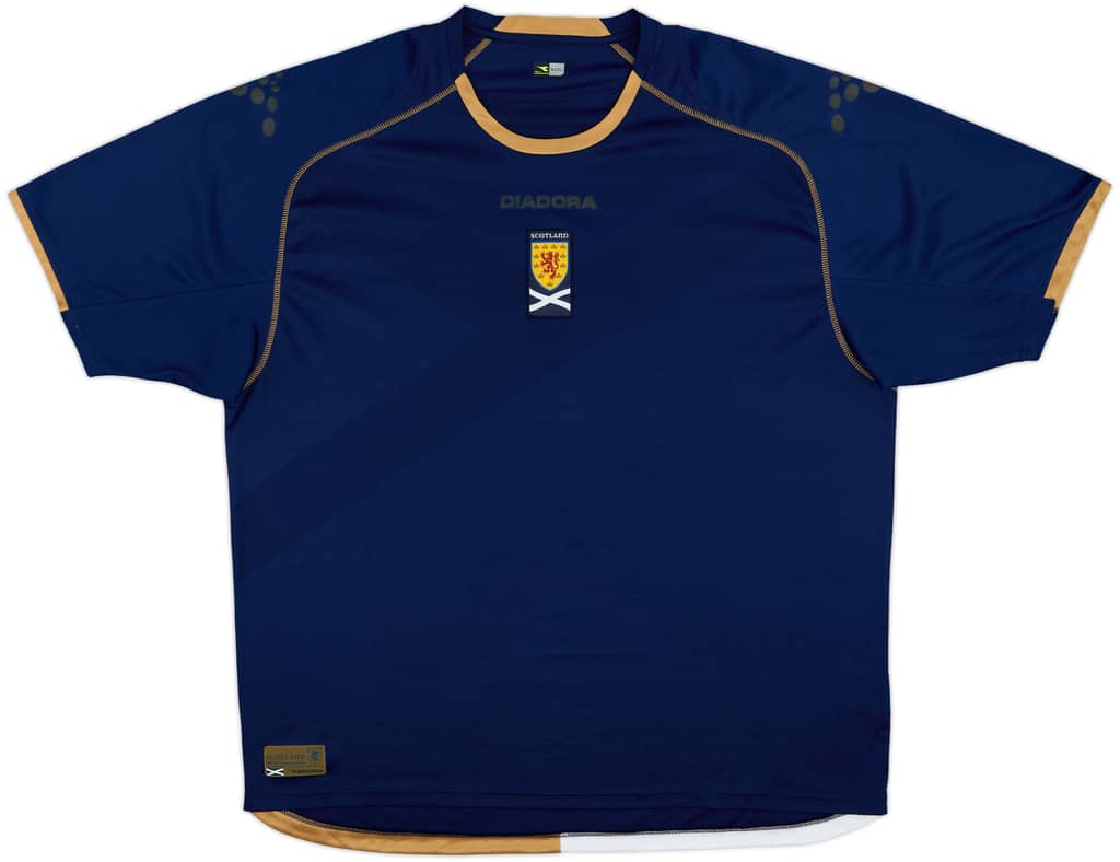 2007-08 Scotland Home Shirt - 8/10 - (3XL)