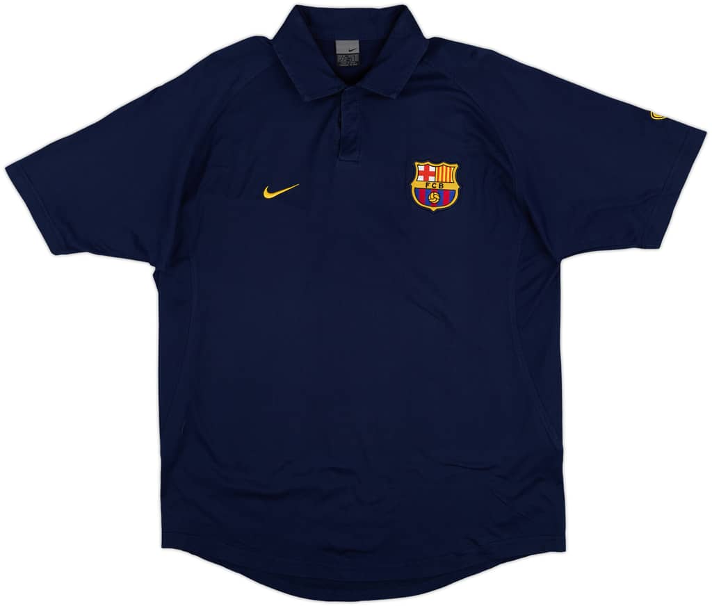 2003-04 Barcelona Nike Polo Shirt - 9/10 - (XL)