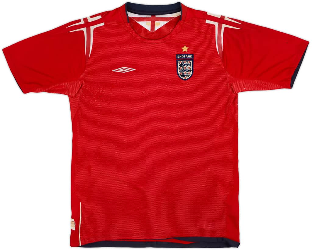 2004-06 England Away Shirt - 5/10 - (XL.Boys)