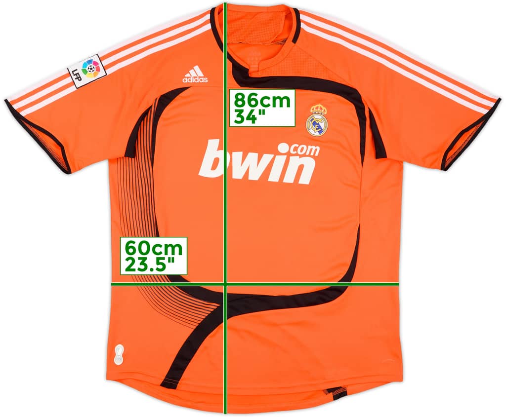 2007-08 Real Madrid GK Shirt - 8/10 - (XL)