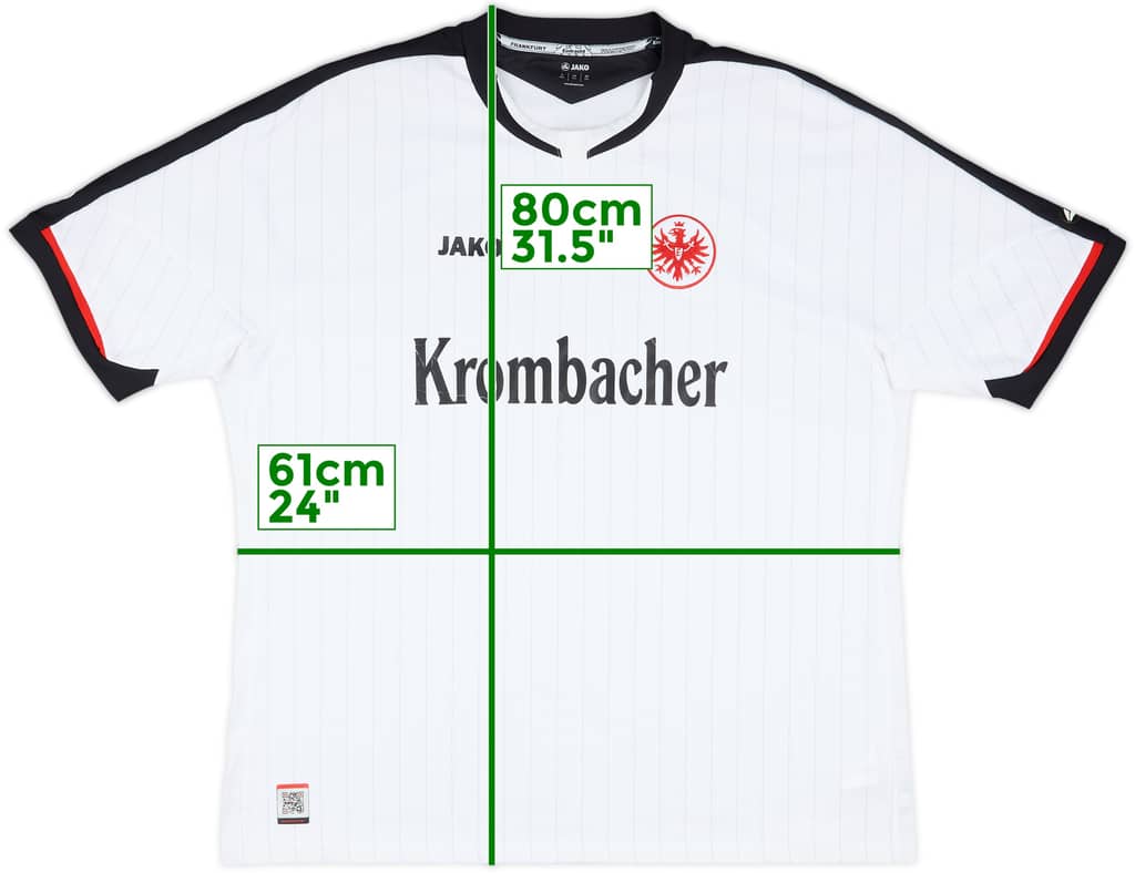 2012-13 Eintracht Frankfurt Away Shirt - 7/10 - (XXL)
