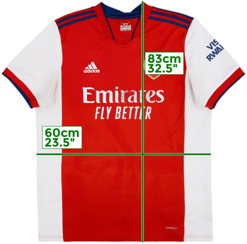 2021-22 Arsenal Home Shirt - 5/10 - (XL)