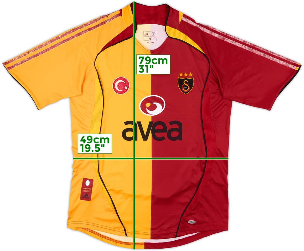 2005-06 Galatasaray Home Shirt - 4/10 - (S)