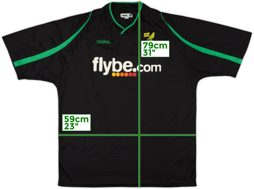 2005-06 Norwich Xara Training Shirt - 9/10 - (XL)