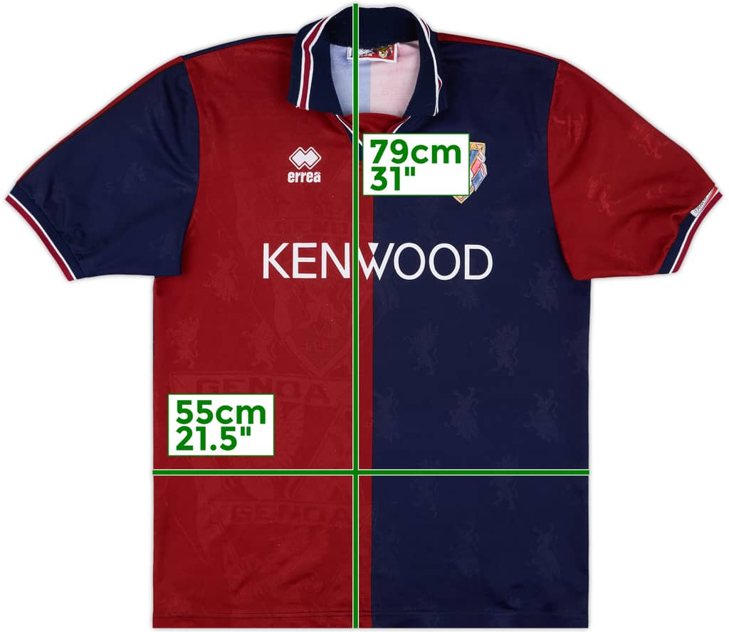 1994-95 Genoa Home Shirt - 6/10 - (L)