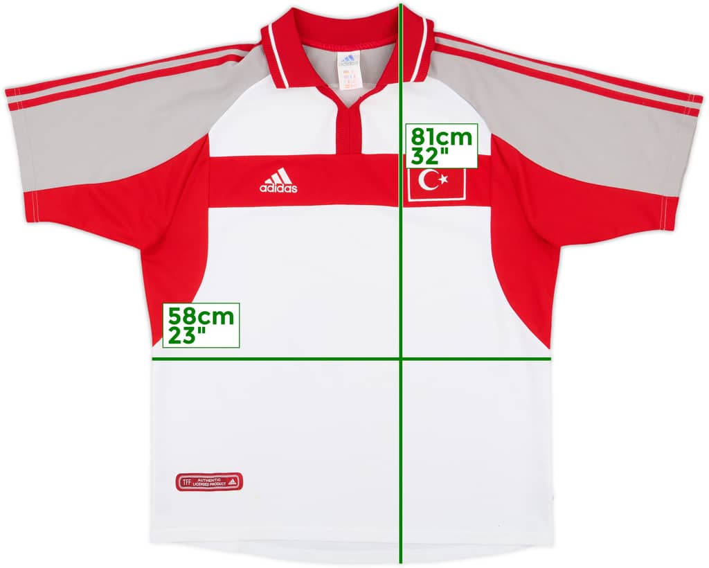 2000-02 Turkey Away Shirt - 8/10 - (L)