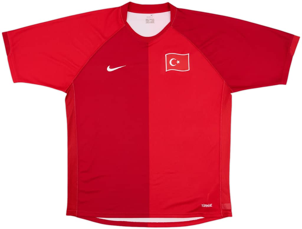 2006-08 Turkey Home Shirt - 9/10 - (L)