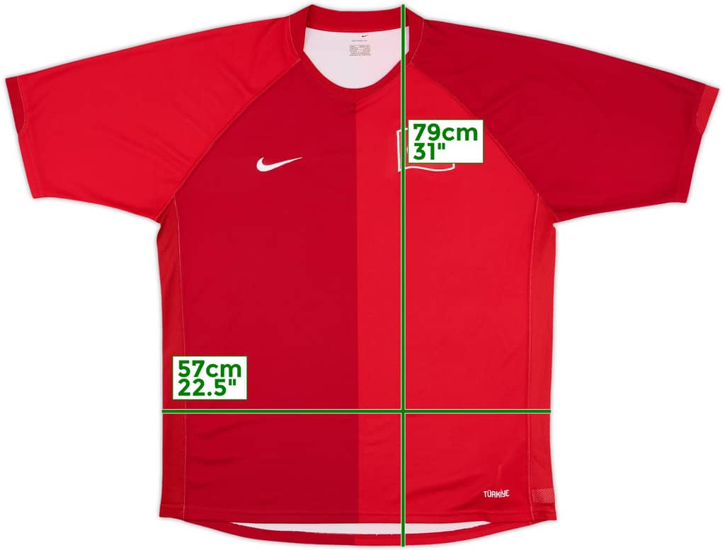 2006-08 Turkey Home Shirt - 9/10 - (L)