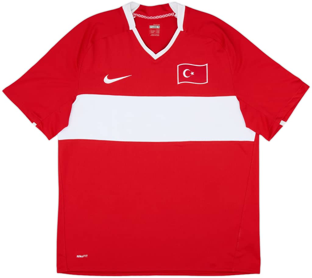 2008-10 Turkey Home Shirt - 8/10 - (L)