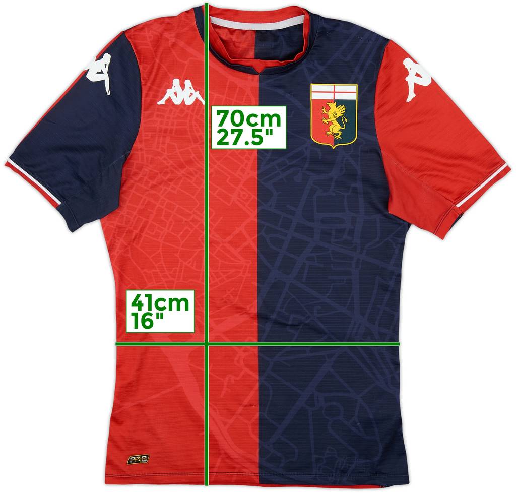 2021-22 Genoa Home Shirt - 6/10 - (M)