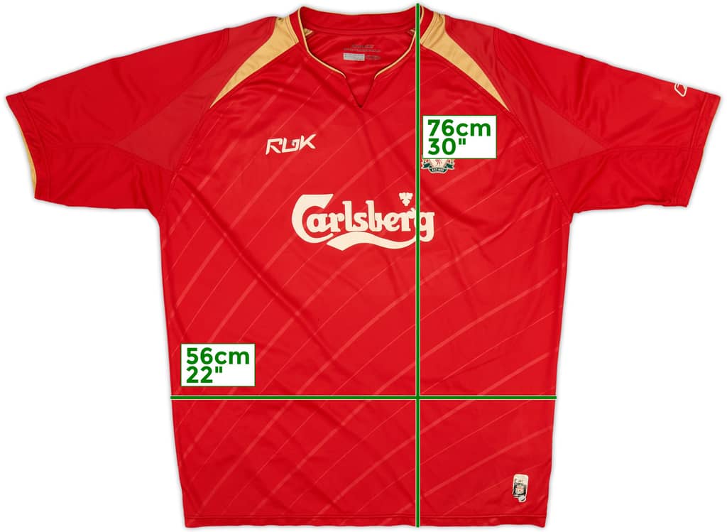 2005-06 Liverpool CL Home Shirt - 6/10 - (XL)