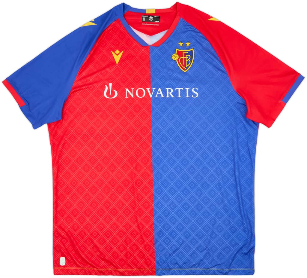 2022-23 FC Basel Home Shirt - 9/10 - (5XL)