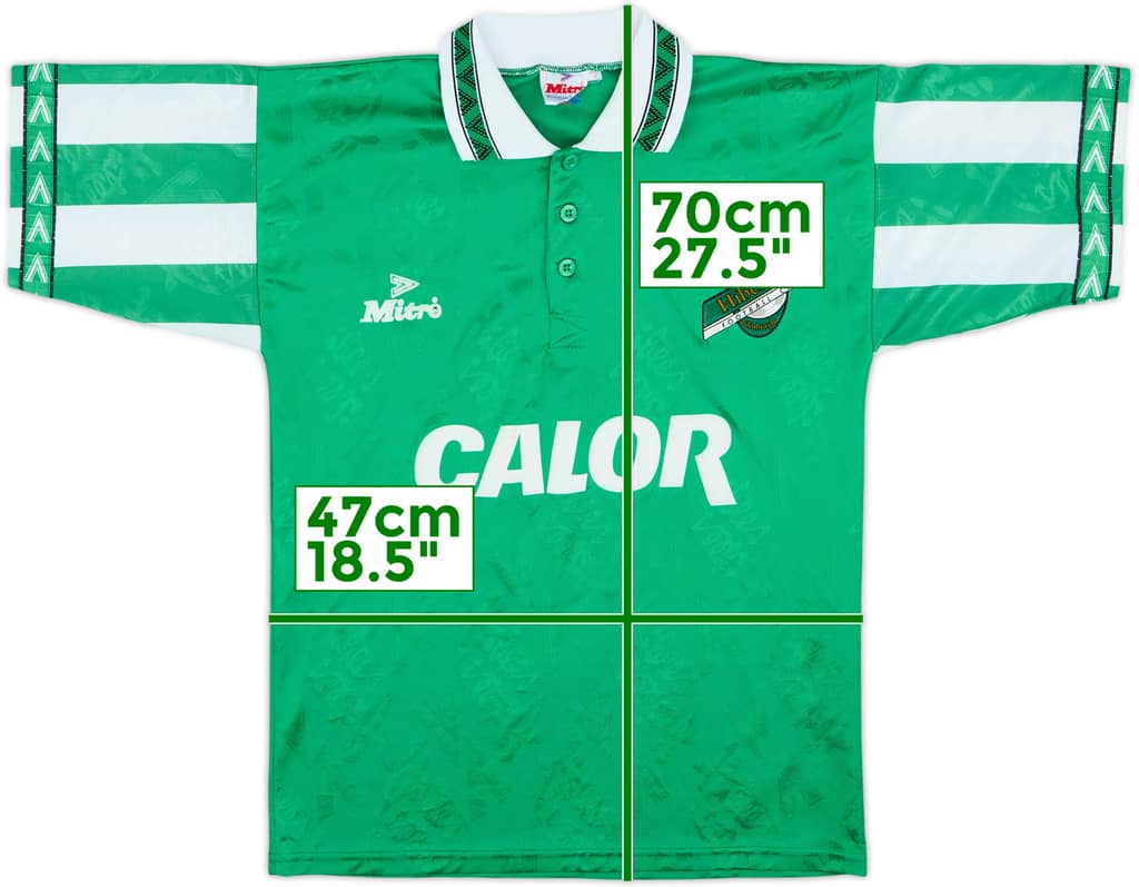 1994-96 Hibernian Home Shirt - 6/10 - (S)