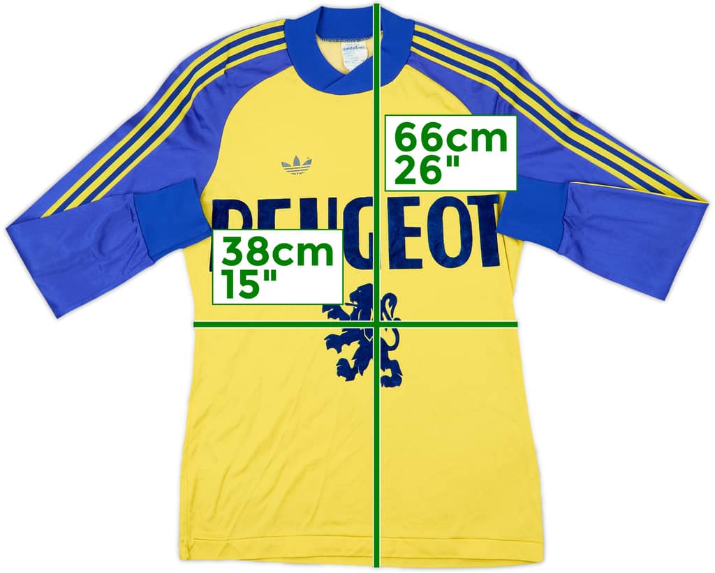 Camiseta de local de manga larga del Sochaux 1980-81 - 9/10 - (Y)