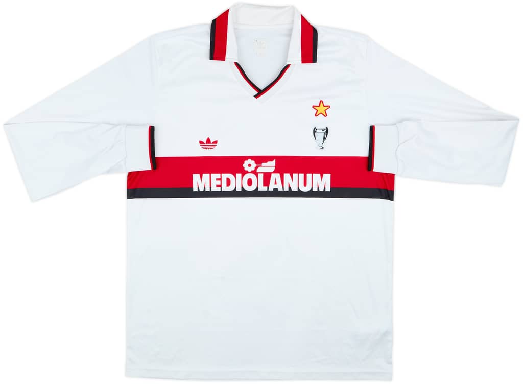 Camiseta adidas Originals Retro '1990-91' de visitante de manga larga del AC Milan 2003-04 - 8/10 - (XL)