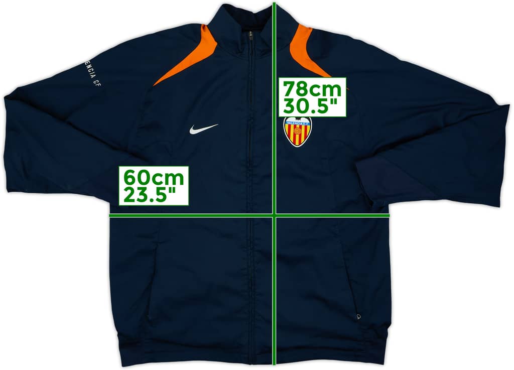 2006-07 Valencia Nike Track Jacket - 5/10 - (XL)