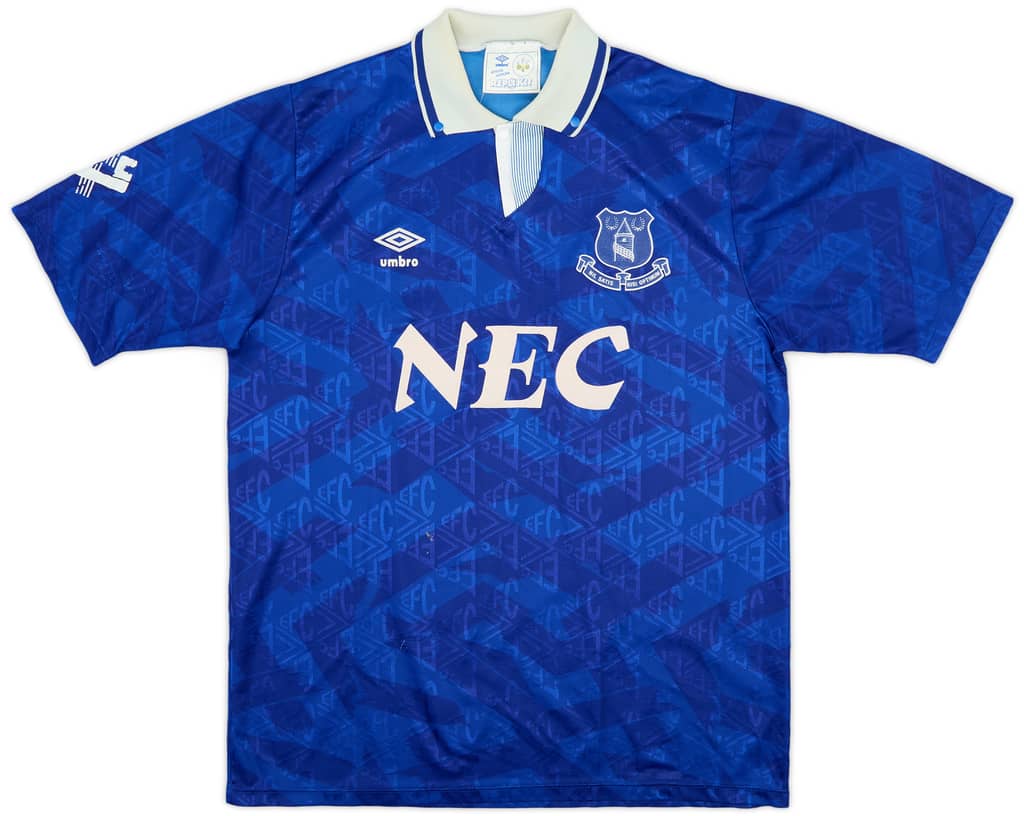 1991-93 Everton Home Shirt - 6/10 - (XL)