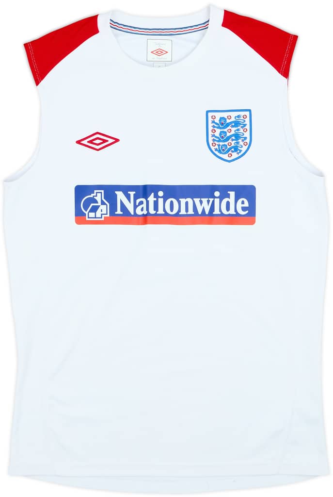 2010-11 England Umbro Training Vest - 9/10 - (M)