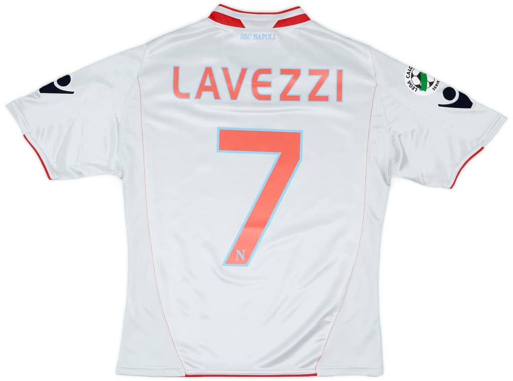 2009-10 Napoli Away Shirt Lavezzi #7 - 9/10 - (XS)