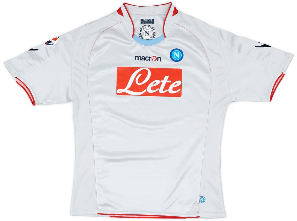 2009-10 Napoli Away Shirt Lavezzi #7 - 9/10 - (XS)