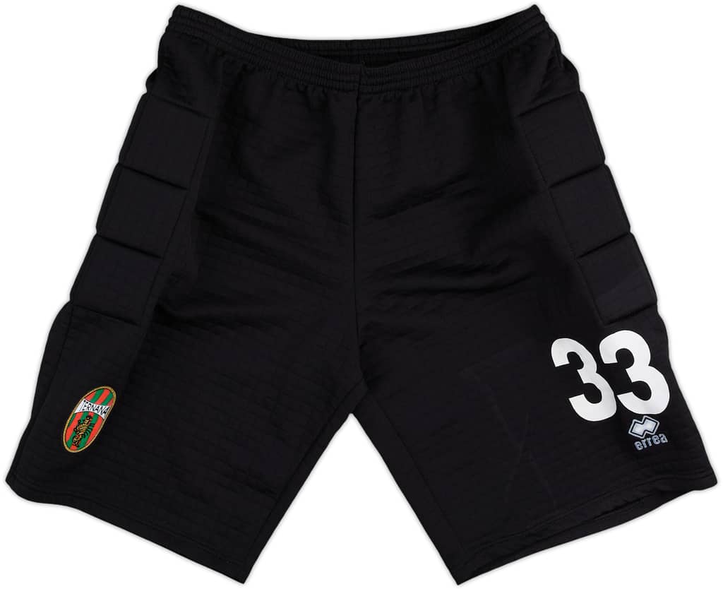 2003-05 Ternana Player Issue Errea Training GK Shorts #33 - 7/10 - (XXL)