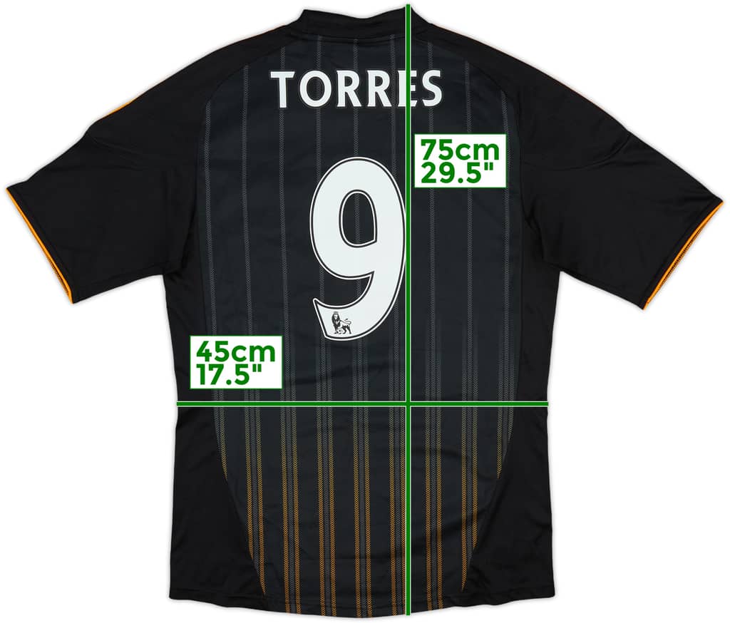 2010-11 Chelsea Away Shirt Torres #9 - 8/10 - (S)