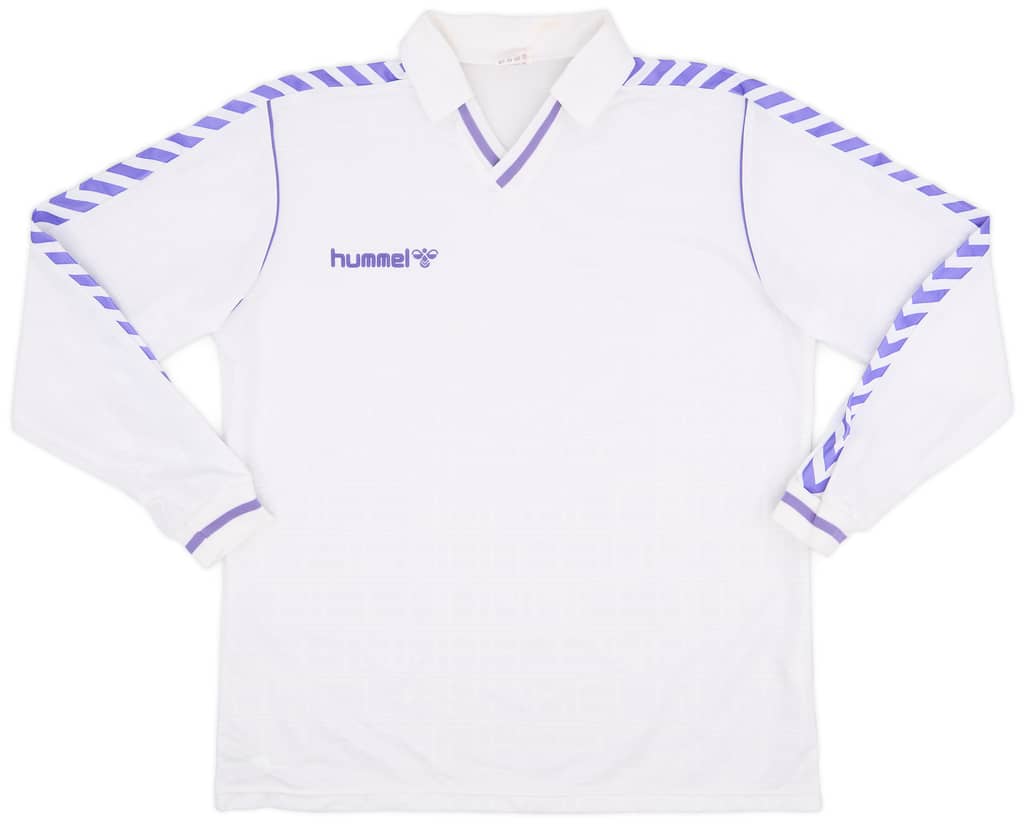 1980s Hummel Template L/S Shirt (Real Madrid) - 8/10 - (XXL)