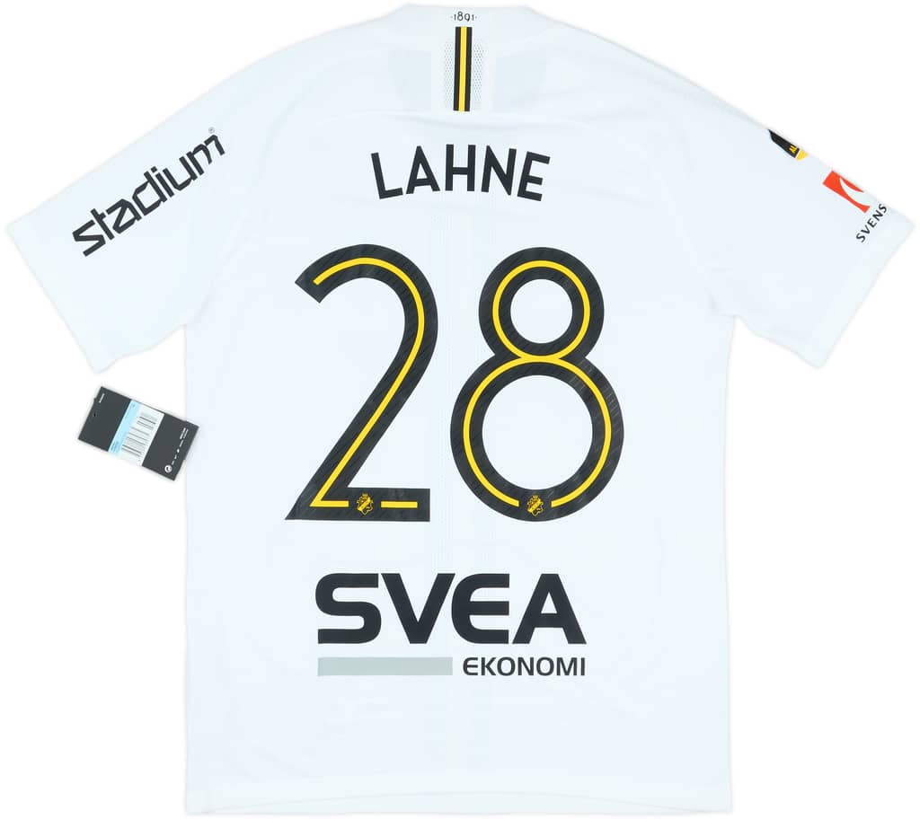2019 AIK Match Issue Away Shirt Lahne #28