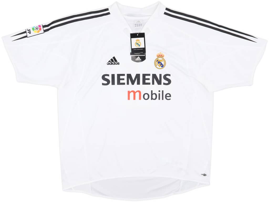 2004-05 Real Madrid Home Shirt Beckham #23 (XL)