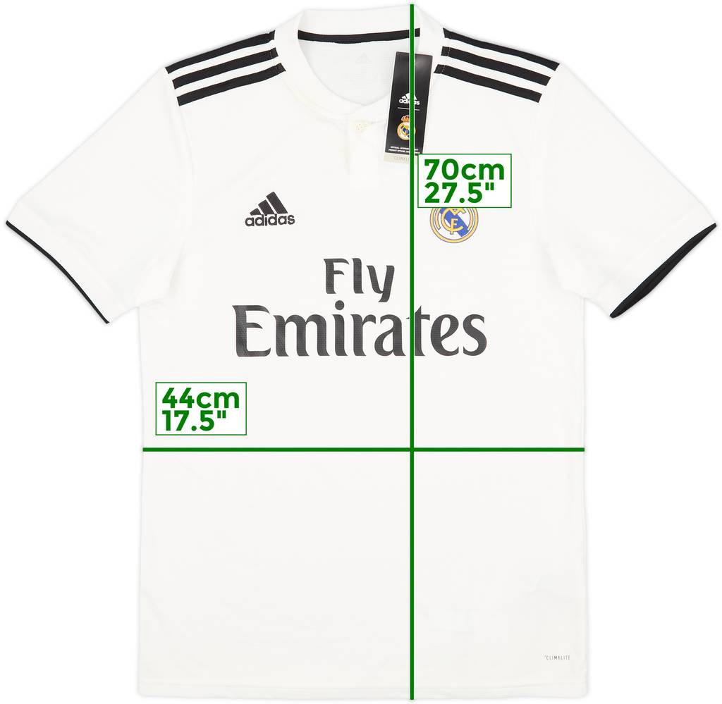 2018-19 Real Madrid Home Shirt (S)