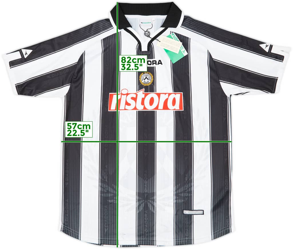 2001-02 Udinese Home Shirt (XXL)