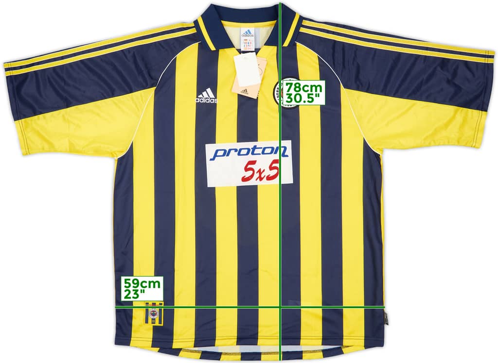 1999-00 Fenerbahce Home Shirt (XL)