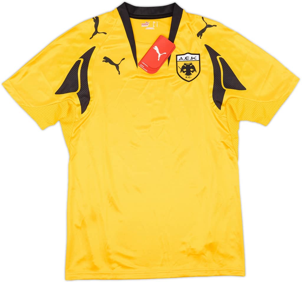2007-08 AEK Athens Home Shirt Rivaldo #10 (S)