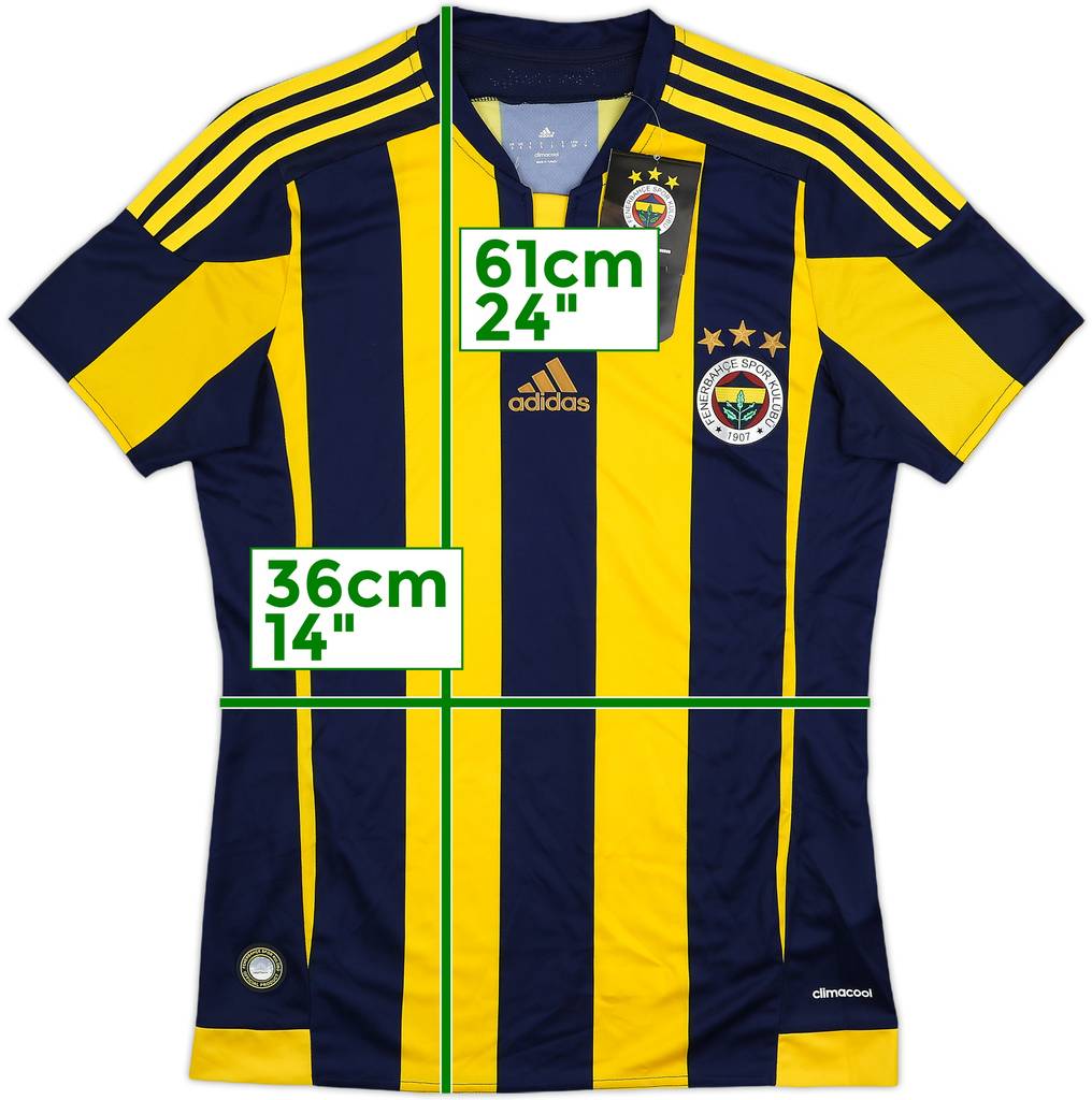 2014-15 Fenerbahce Home Shirt (S)