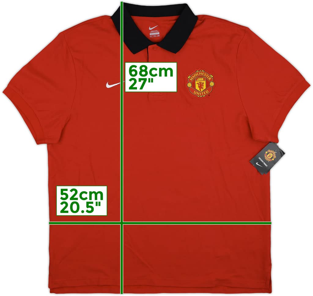 2012-13 Manchester United Nike Polo Shirt (XXL)