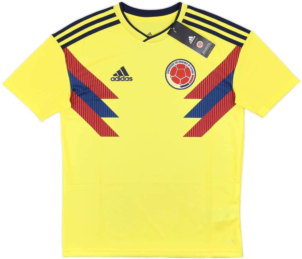 2018-19 Colombia Home Shirt (L.Boys)